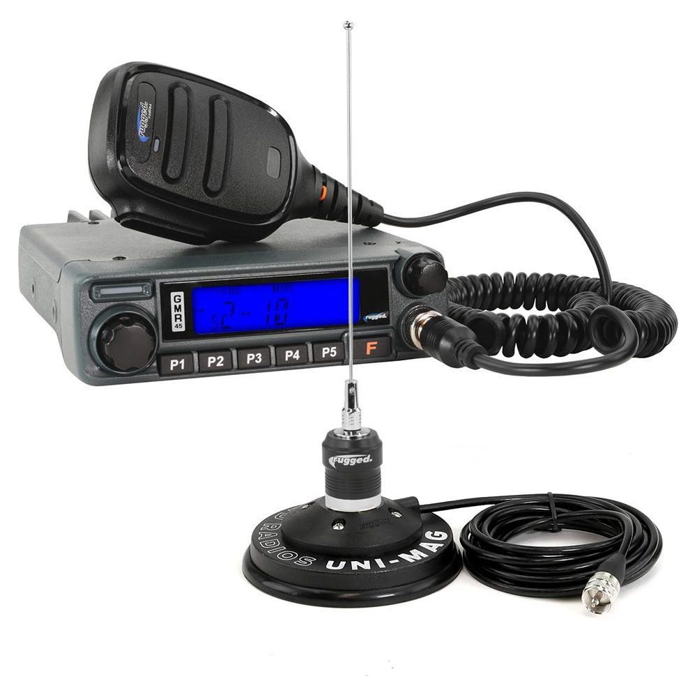 RUGGED RADIOS RK-GMR45 - Radio Kit GMRS 45 Watt w / Antenna