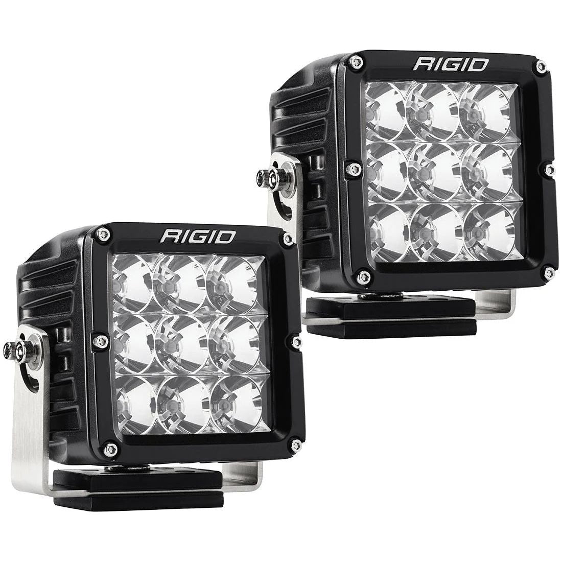 Rigid Industries 322113 - LED Light 4x4in D-XL Pro Series Flood Beam Pair