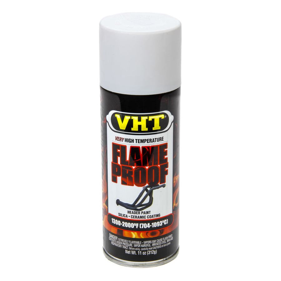 VHT SP101 - Flat White Hdr. Paint Flame Proof