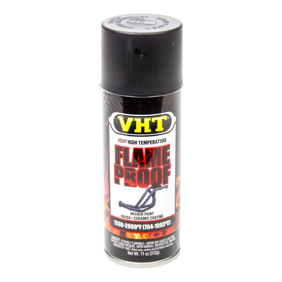 VHT SP102 - Flat Black Hdr. Paint Flame Proof