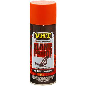 VHT SP114 - Flat Orange Hdr. Paint Flame Proof