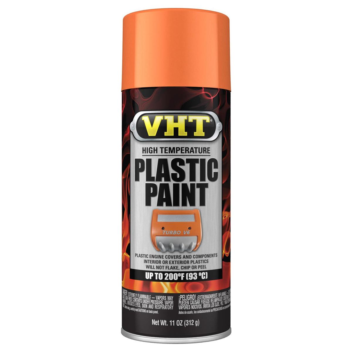 VHT SP823 - High Temperture Plastic Paint Gloss Orange 11oz.