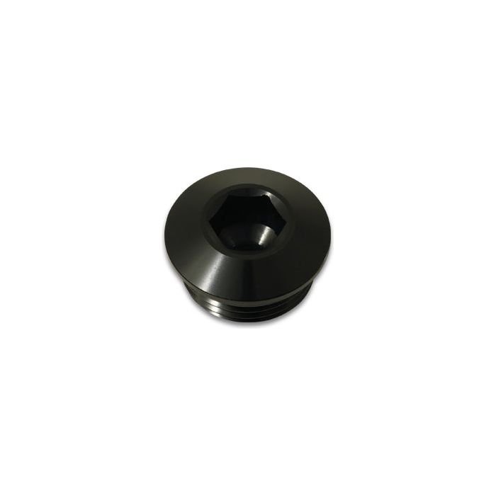 VIBRANT PERFORMANCE 10992 - Low Profile ORB Port Plug -6AN Black