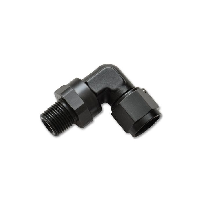 VIBRANT PERFORMANCE 11387 - -8AN Female to 3/8inNPT Male Swivel 90 Degree