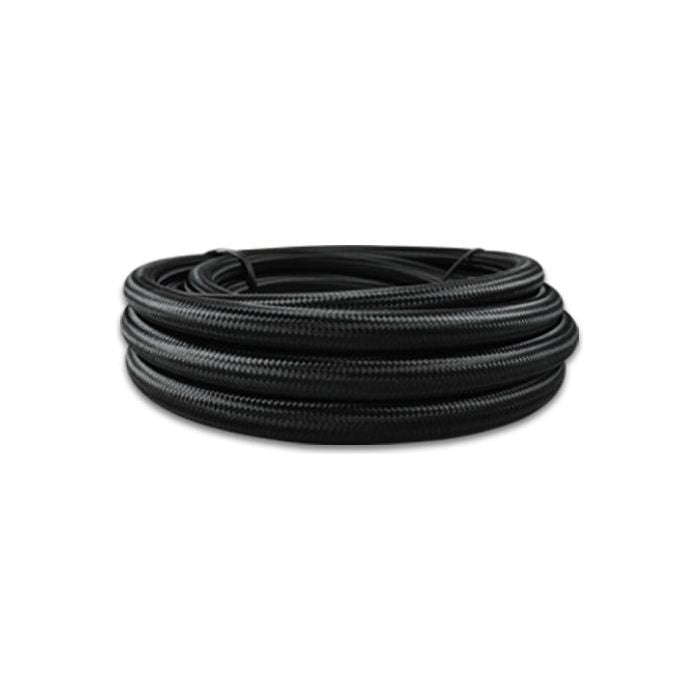 VIBRANT PERFORMANCE 18968 - 10ft Roll of Black Nylon Braided Flex Hose