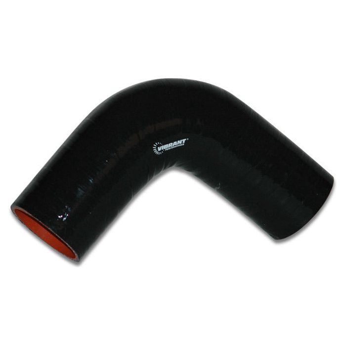 VIBRANT PERFORMANCE 2744 - 3in ID x 3-1/2in Long Silicone 90 Deg Elbow