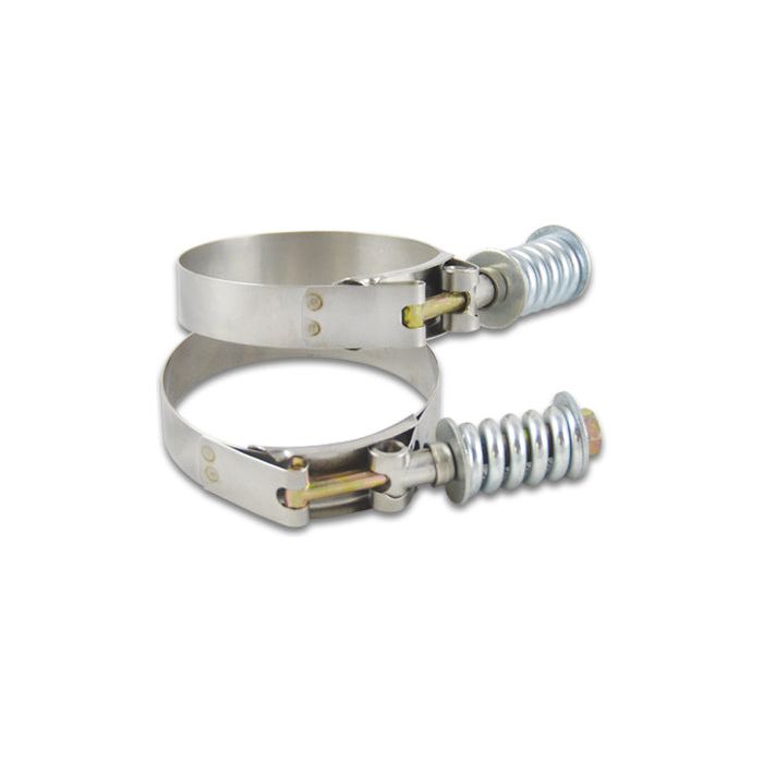 VIBRANT PERFORMANCE 27832 - Stainless Spring Loaded T-Bolt Clamps 3.53-3.83