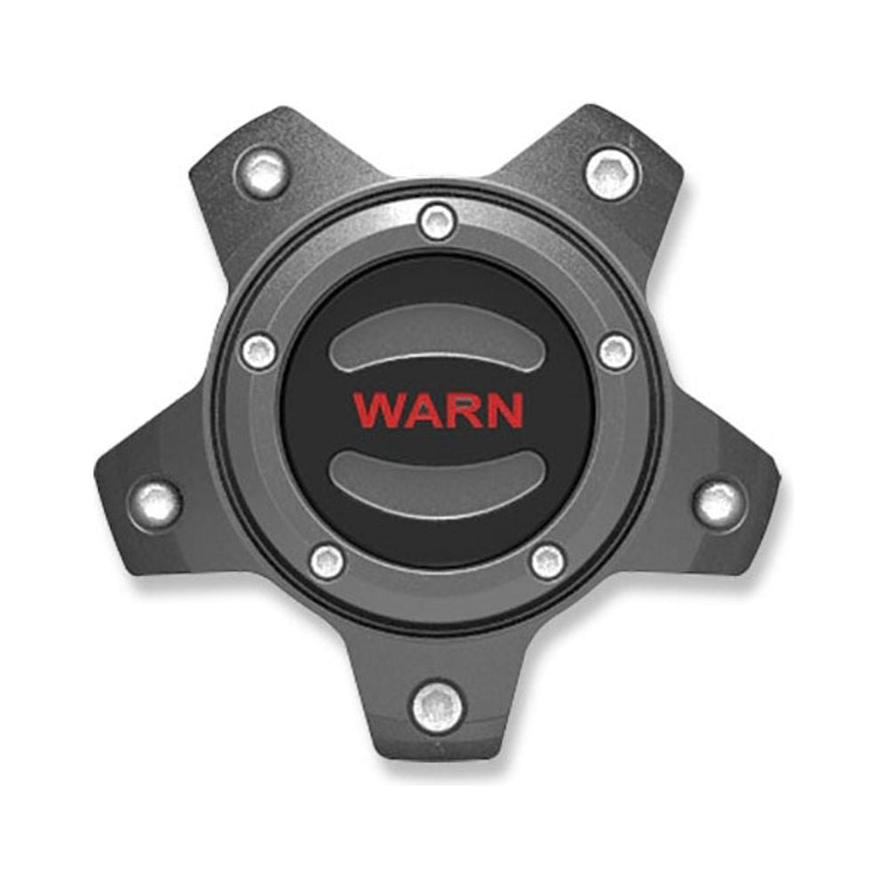 WARN 106684 - Center Cap Gunmetal With Red Warn