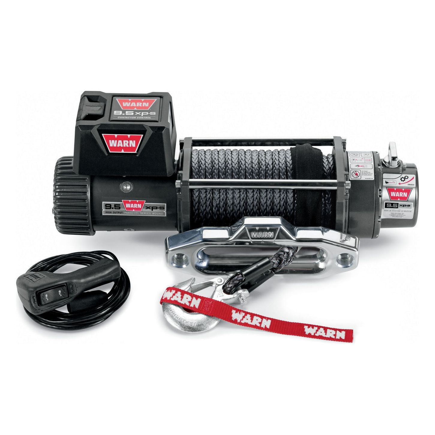 WARN 87310 - 9.5XP-S Winch 9500# With Synthetic Rope