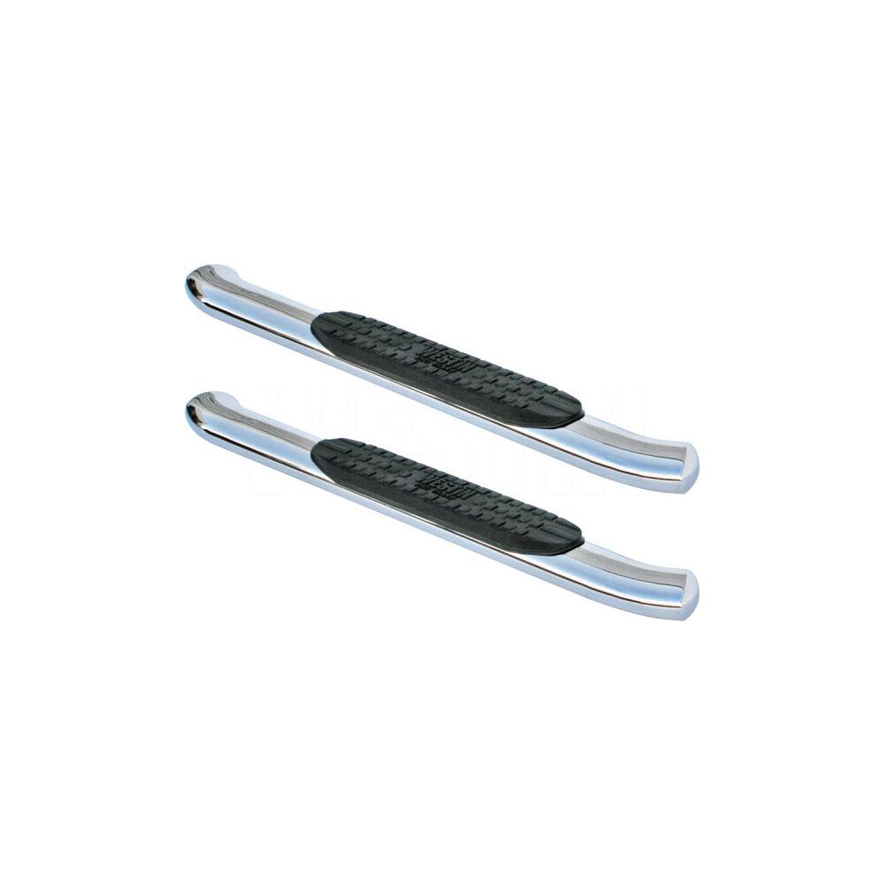 WESTIN 21-24180 - PRO TRAXX 4in Oval Nerf Step Bars Polished