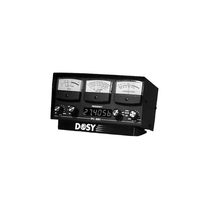 Dosy TFC-3001 1,000 Watt SWR/Mod/Peak/AM Watt Meter with Frequency Counter