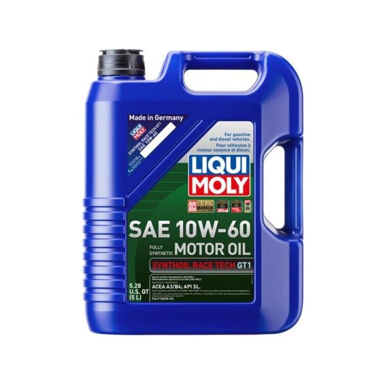 Liqui Moly 2024 Synthoil Race Tech GT1 SAE 10W-60 Fully Synthetic Motor Oil 5L