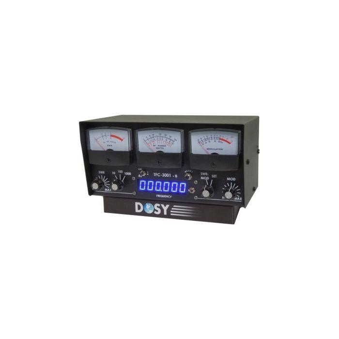 Dosy TFC-3001-S 3 Meter In-Line Wattmeter SWR/AM/USB/LSB with Frequency Counter