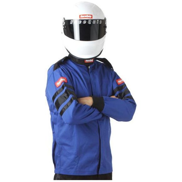 RaceQuip Blue XL Single Layer Fire Suit Jacket 111026RQP