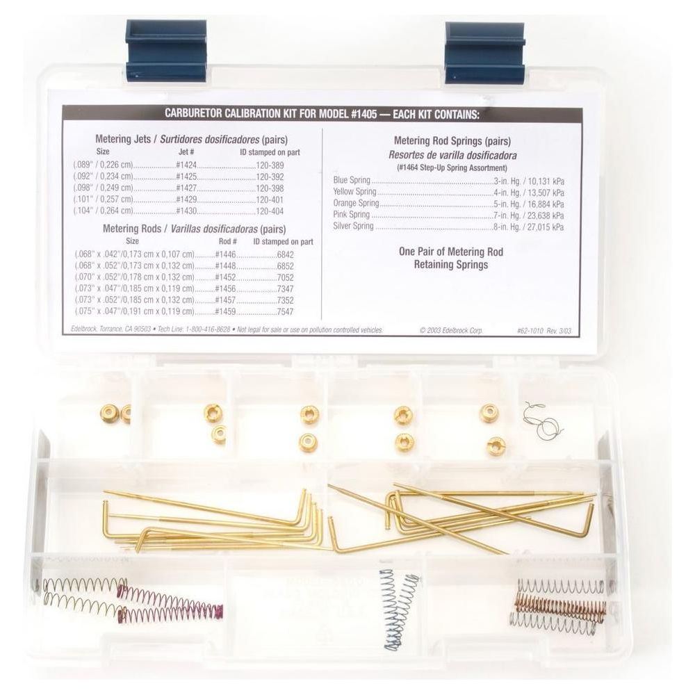 Edelbrock Performer Series Carburetor Calibration Kits 1479