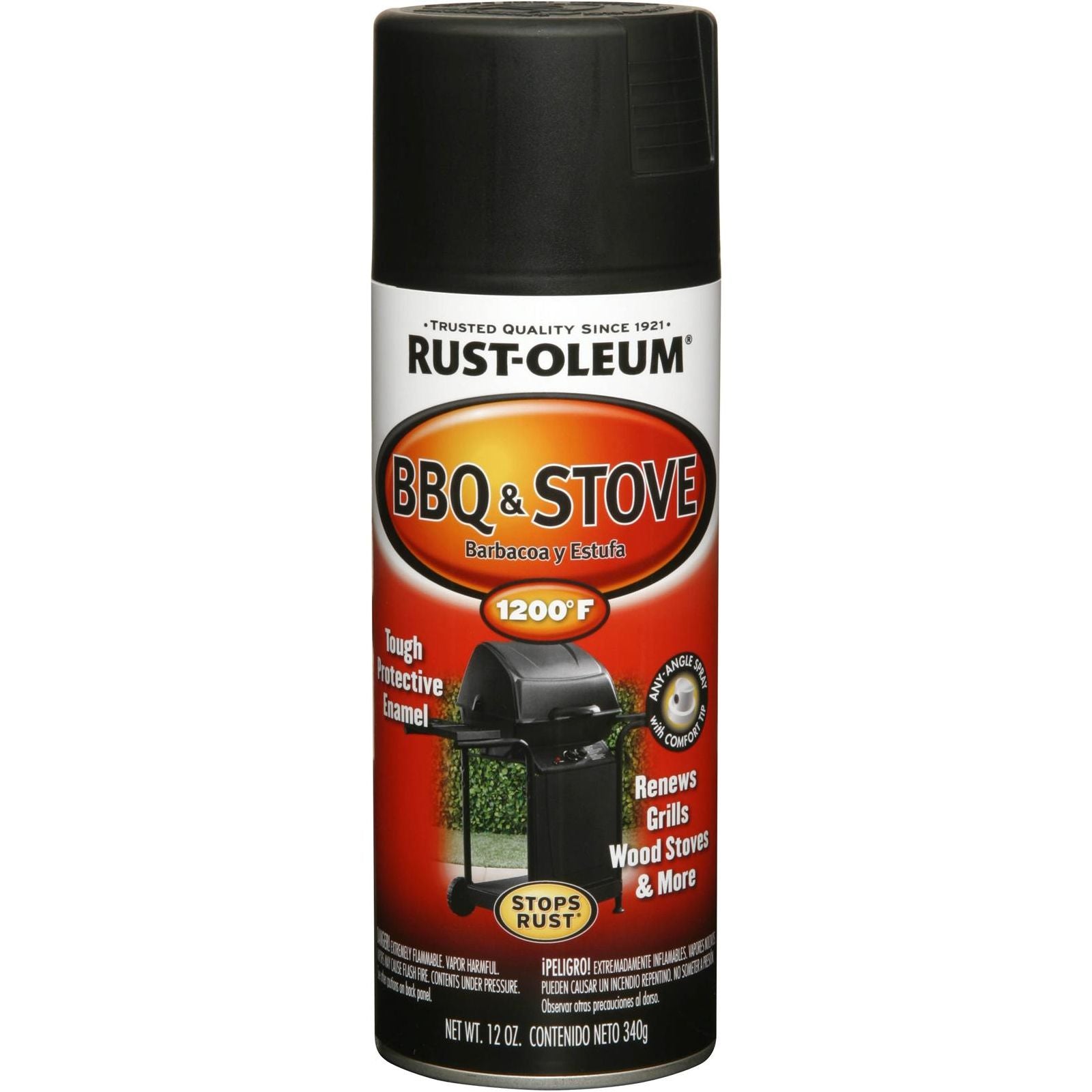 Rust-Oleum Hi Heat BBQ and Stove Paint 12oz 249310