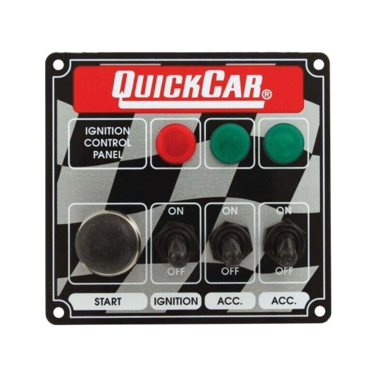 Quickcar Racing Products QRP50-025 ICP Dash Mount Switch Panel 4-5/8" x 4-3/8"