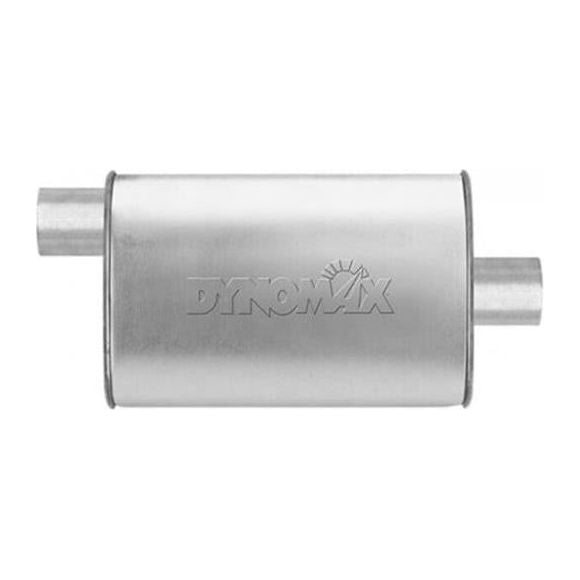Dynomax 17733 Super Turbo Performance Exhaust Muffler 2.5" Inlet/Outlet Oval