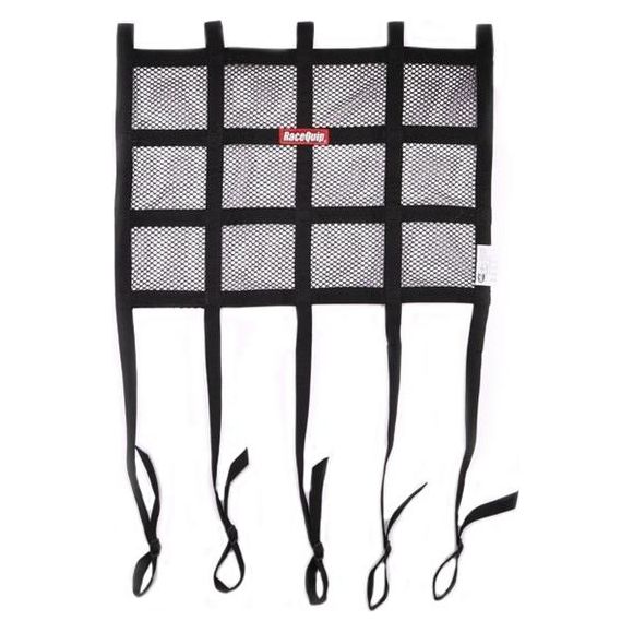 RaceQuip Hybrid Mesh and Ribbon Window Net with Mounting Strap 822005RQP