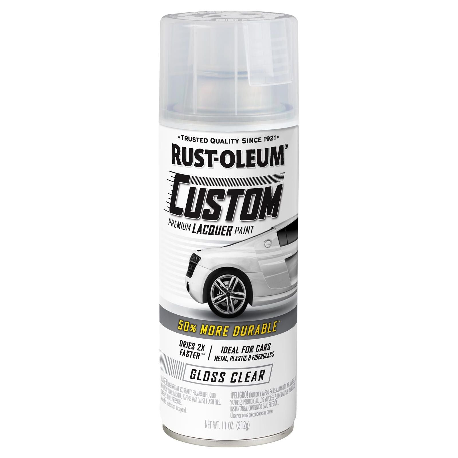 Rust-Oleum Custom Gloss Clear Lacquer Spray Paint 323383