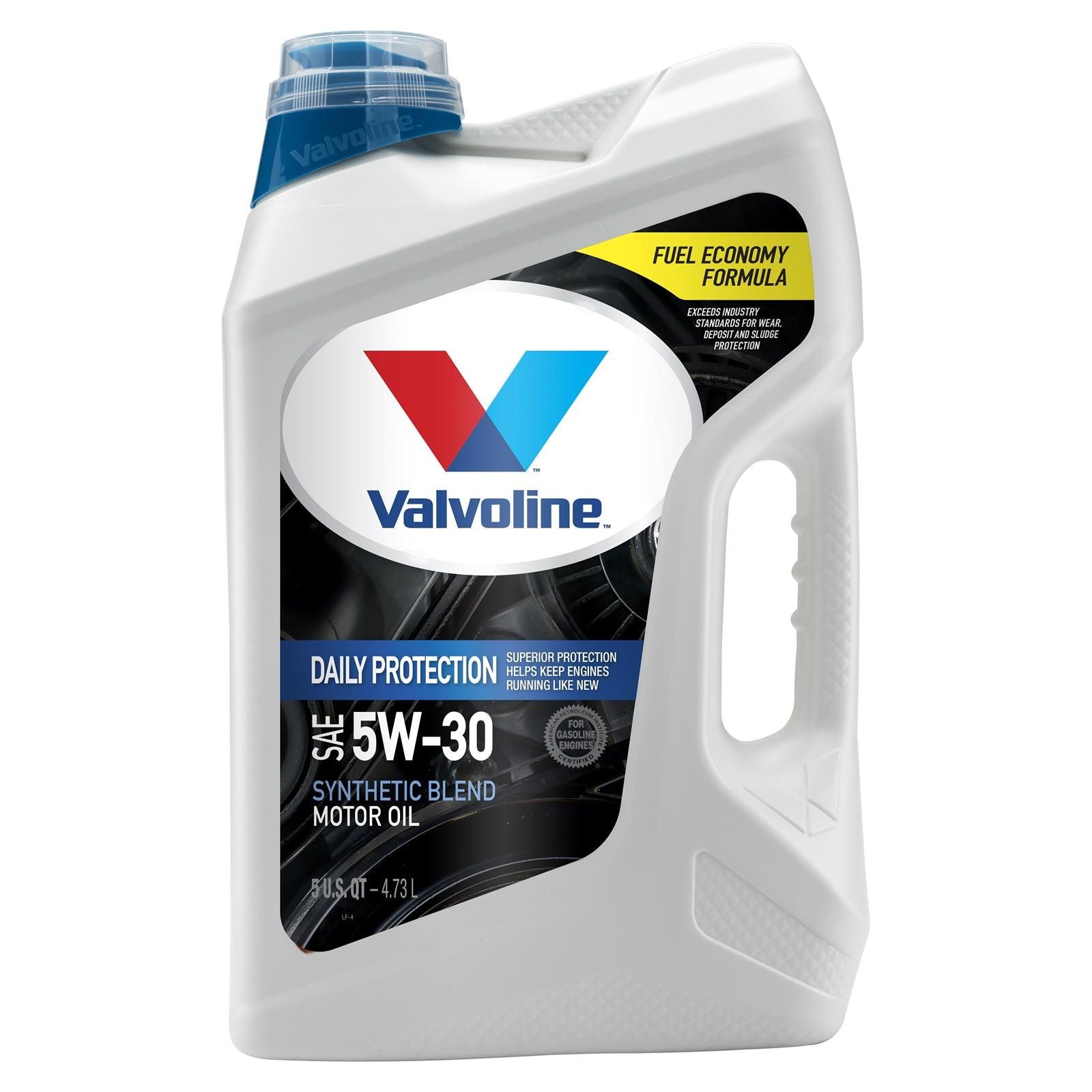 Valvoline Daily Protection Standard Synthetic Blend Engine Oil 5W-30 5 Quart 881159