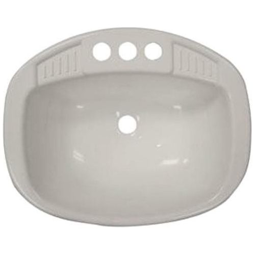 LaSalle Bristol 16270PWA Lavatory Sink 16" x 20" Single Bowl White ABS Plastic