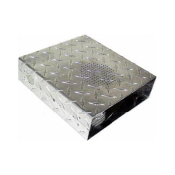 RC148 Diamond Plate CB Radio Case Cover For DX Radios - Front Mic